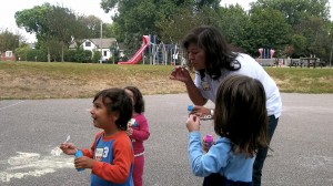 Outdoor playtime
